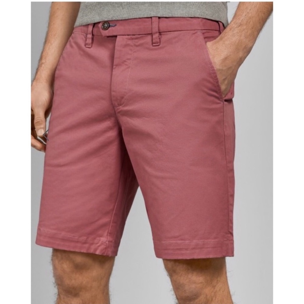 Ted Baker Slim Fit Evisho Red Chino Shorts Size 34 R